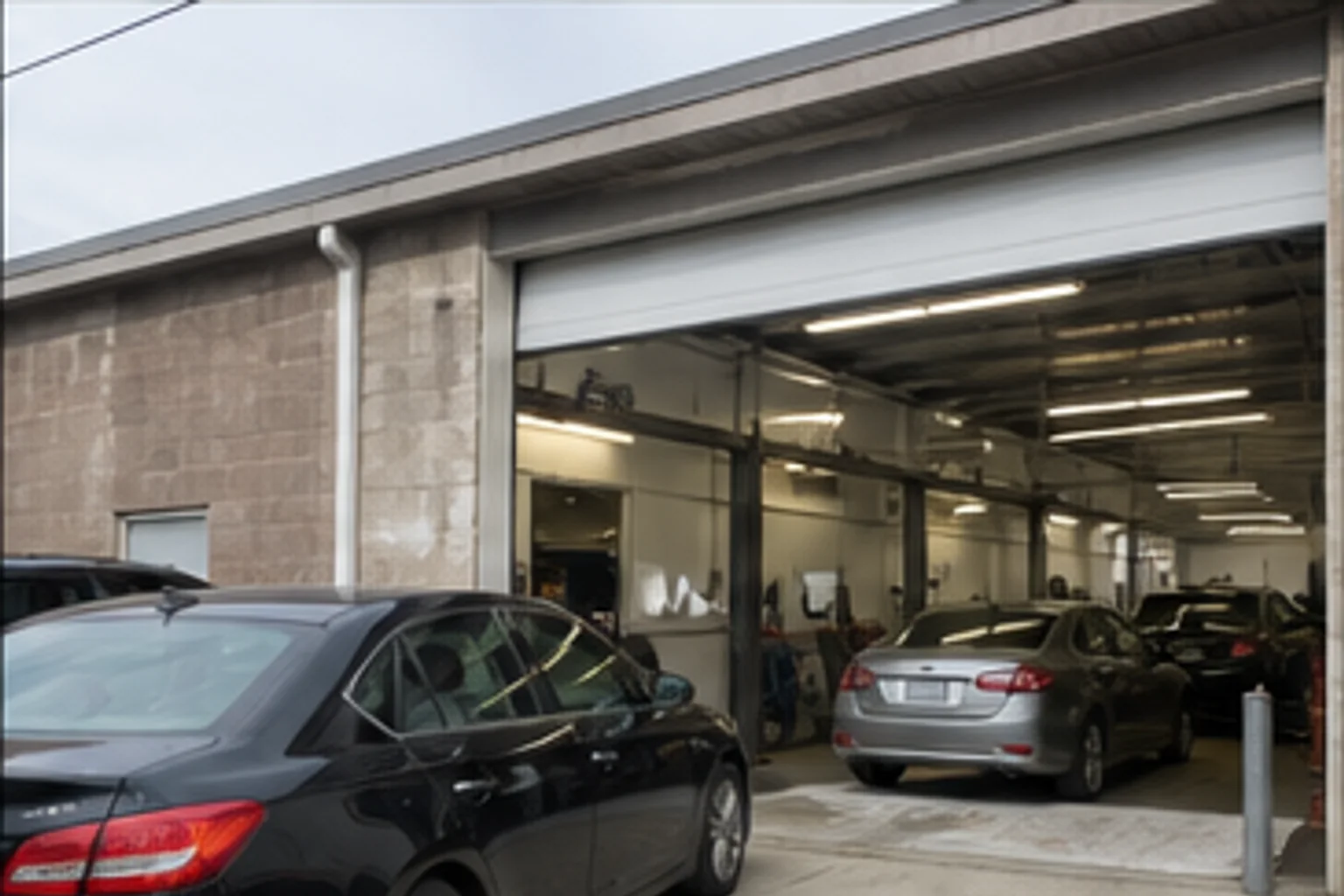 Drop-off bay, Bedford shop