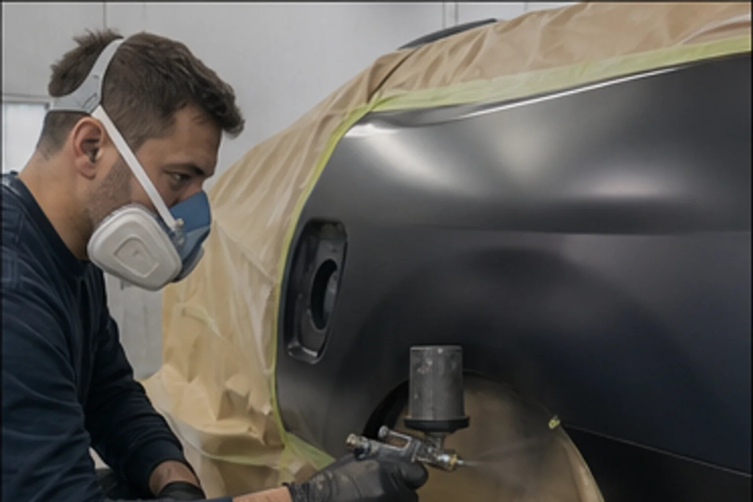 Frozen matte finish repair