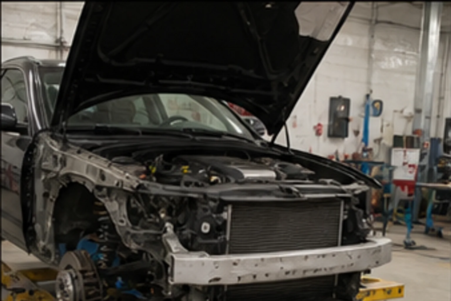 Luxury car body repair