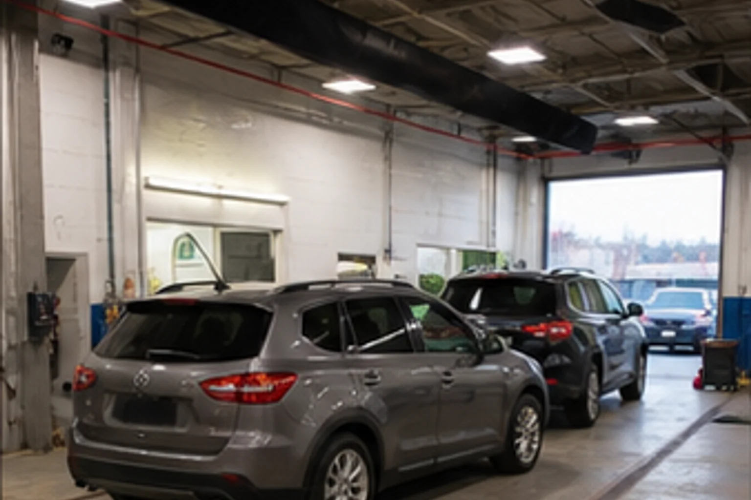 Drop-off bay, Bedford shop