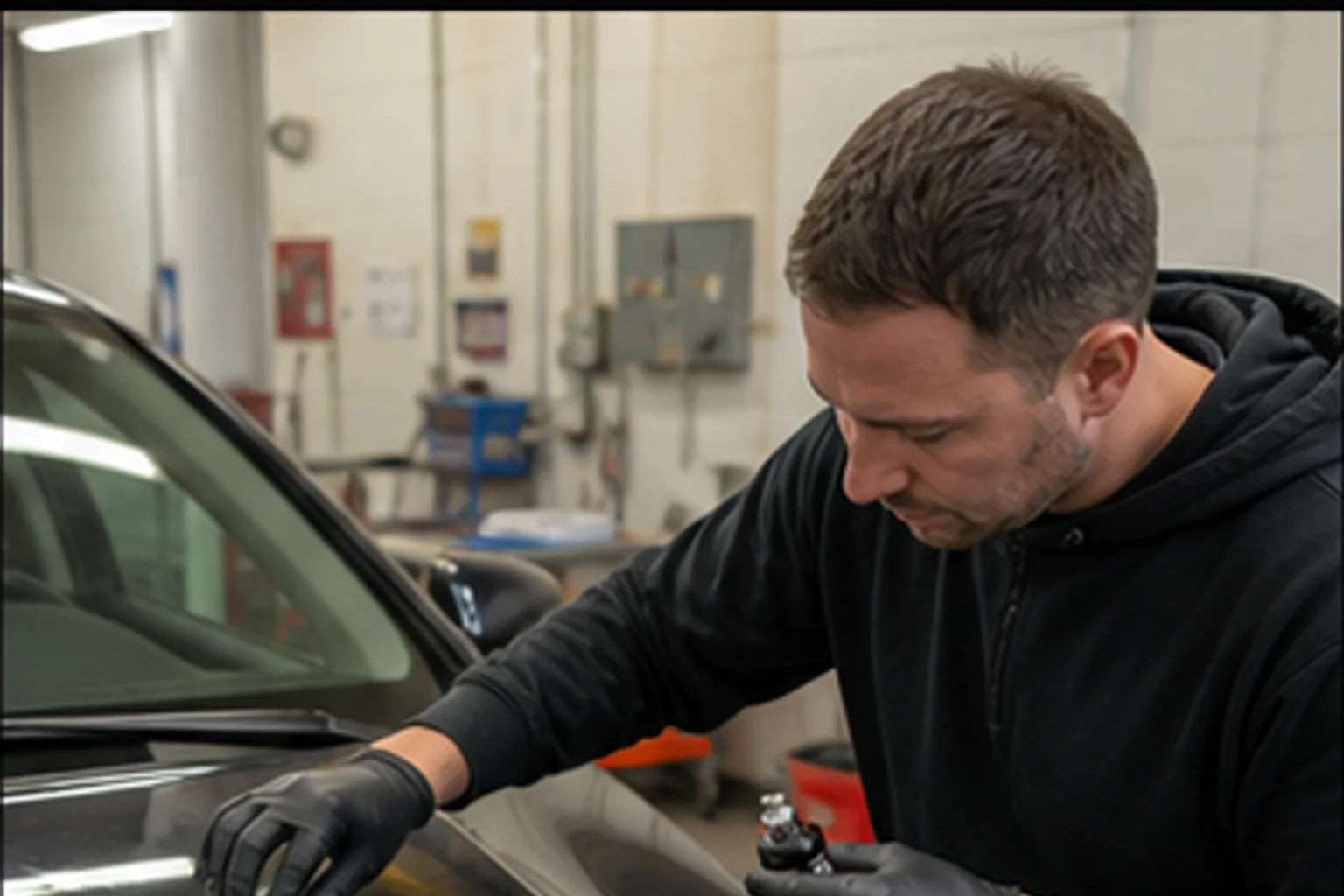 Ceramic coating application