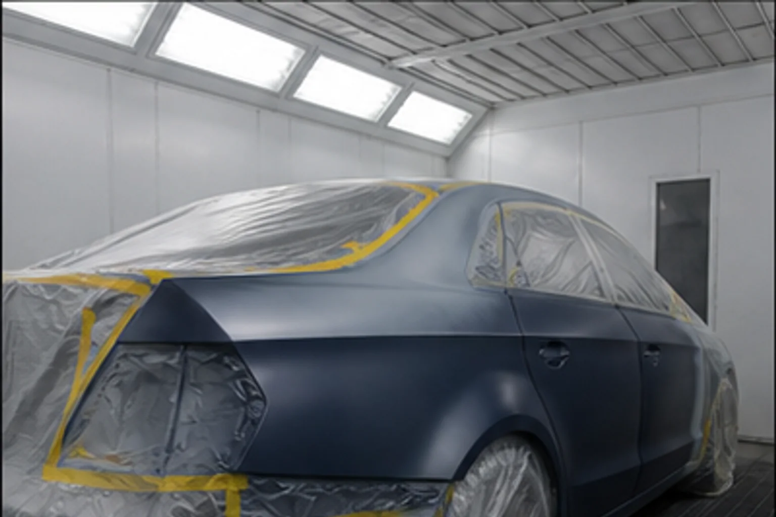 Downdraft booth respray