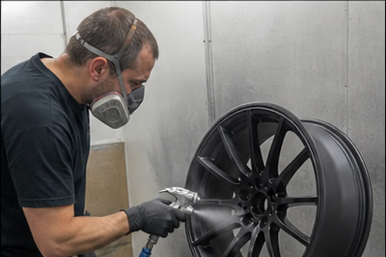 Wheel refinishing