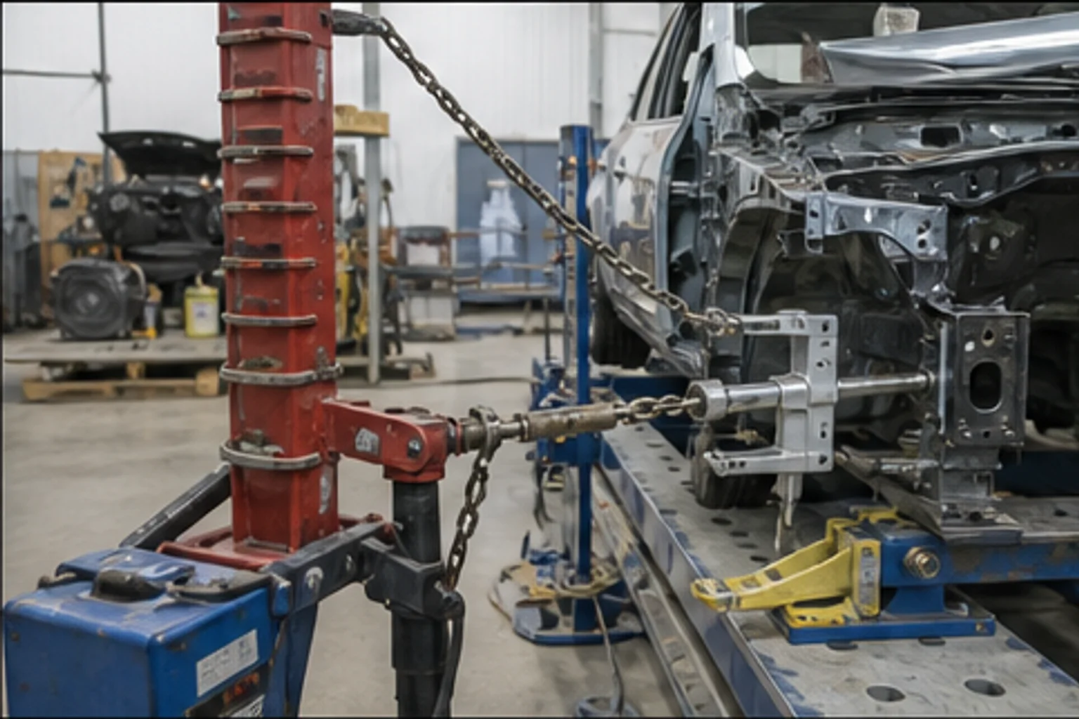 Frame rack correction
