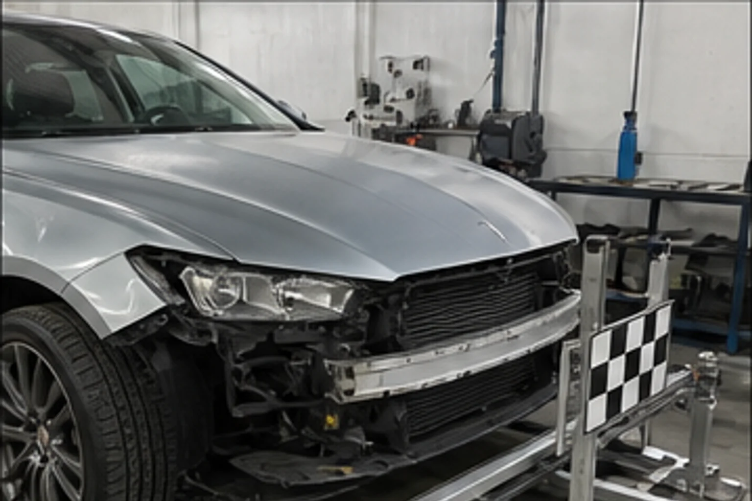 Bumper replaced, sensors recalibrated