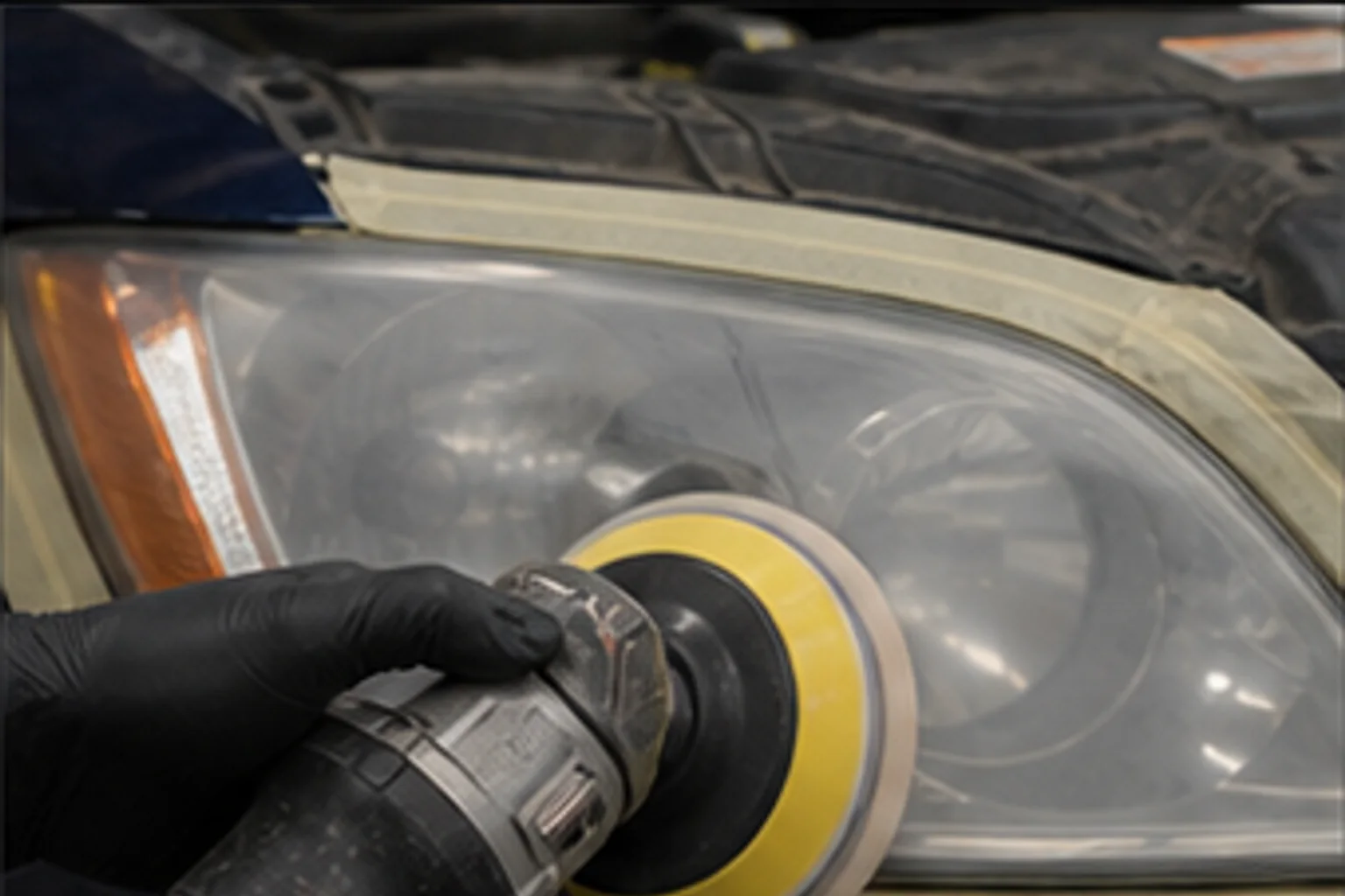 Machine polishing