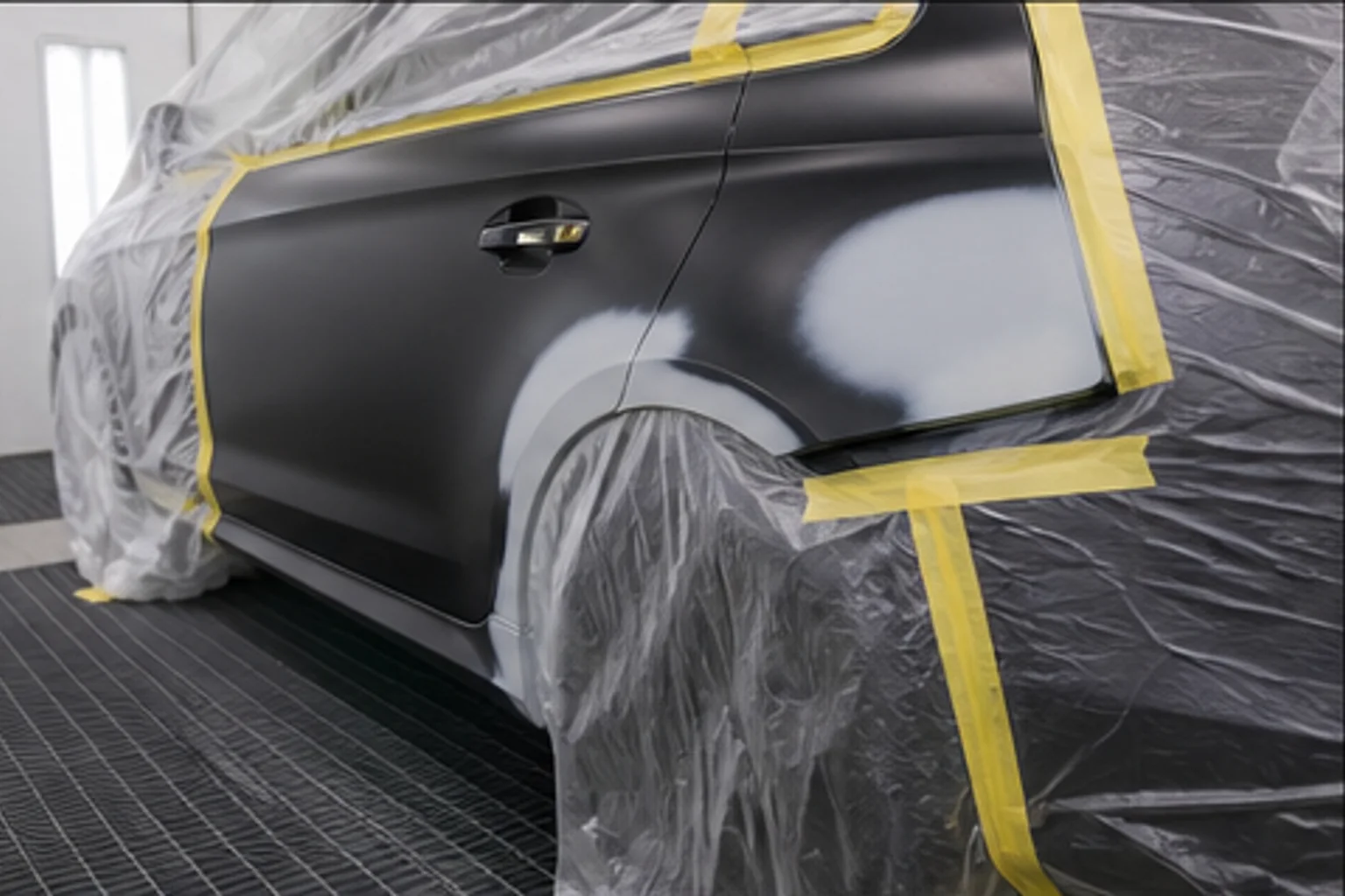 Panel respray blended to factory color