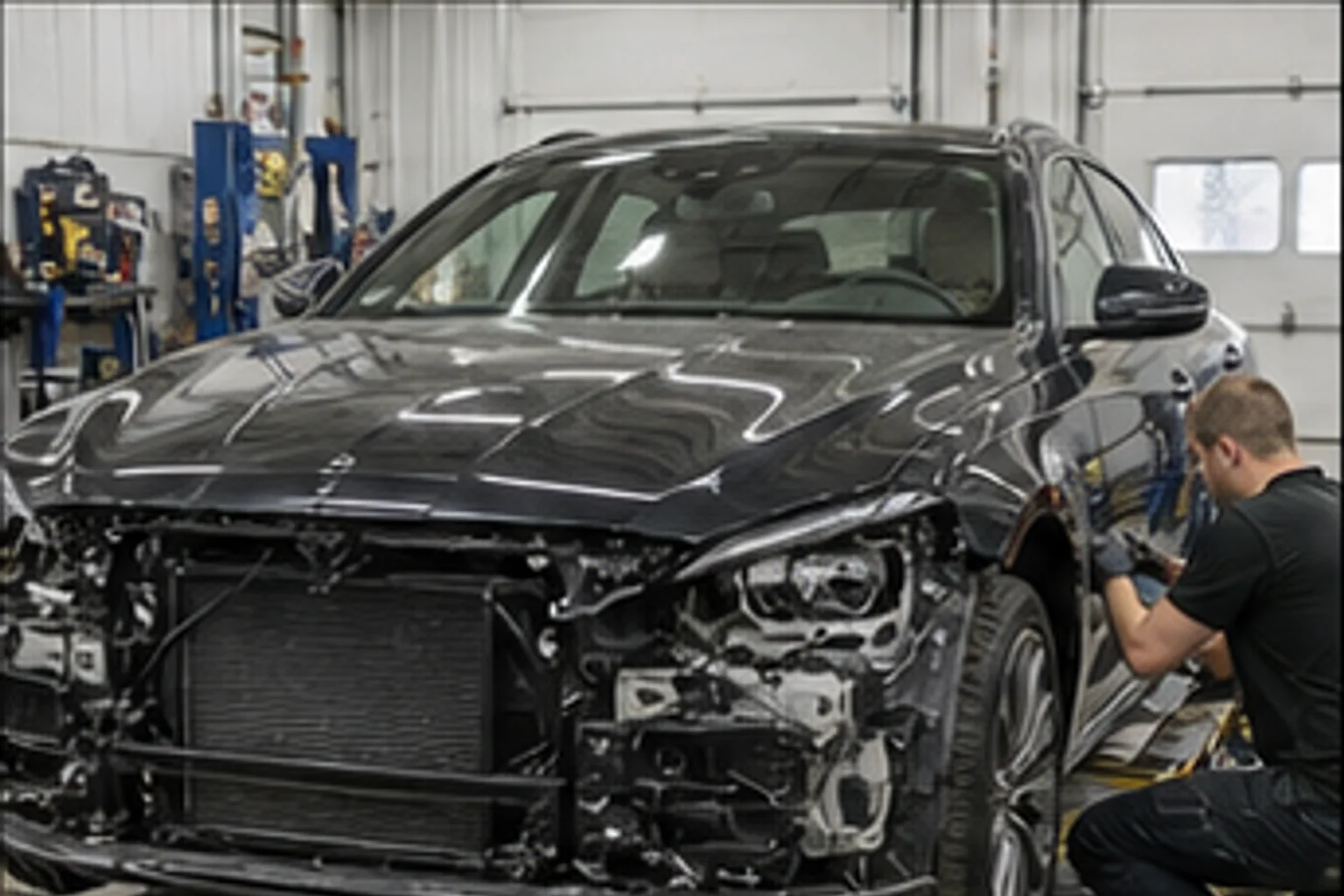 Luxury car body repair