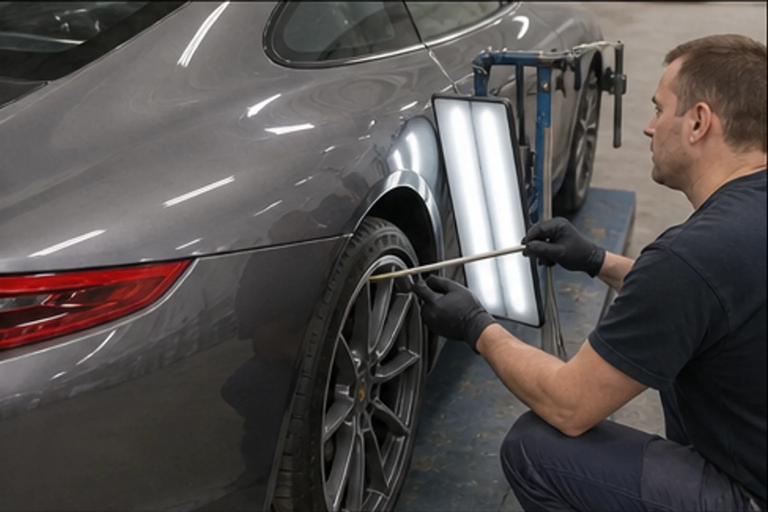 Porsche Paintless Dent Repair