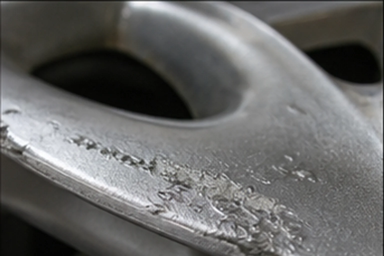 Corrosion — bubbling clear coat