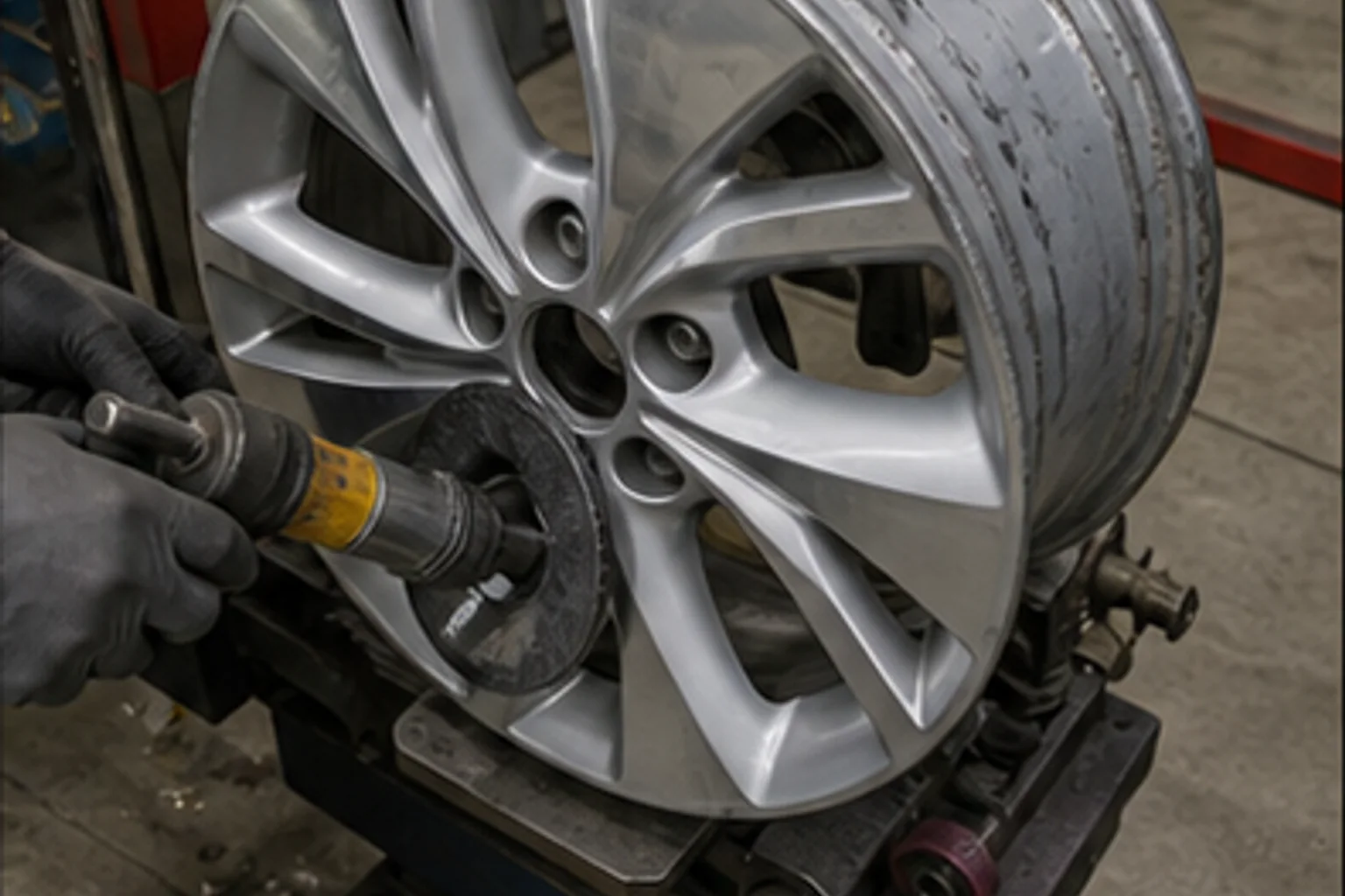 Wheel & rim repair