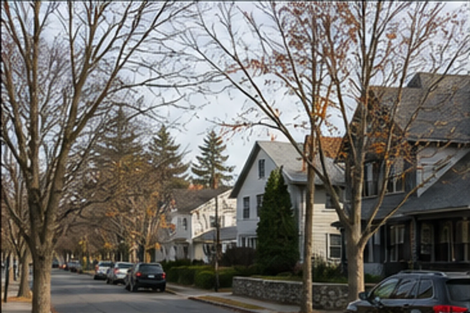 Residential street, The Highlands
