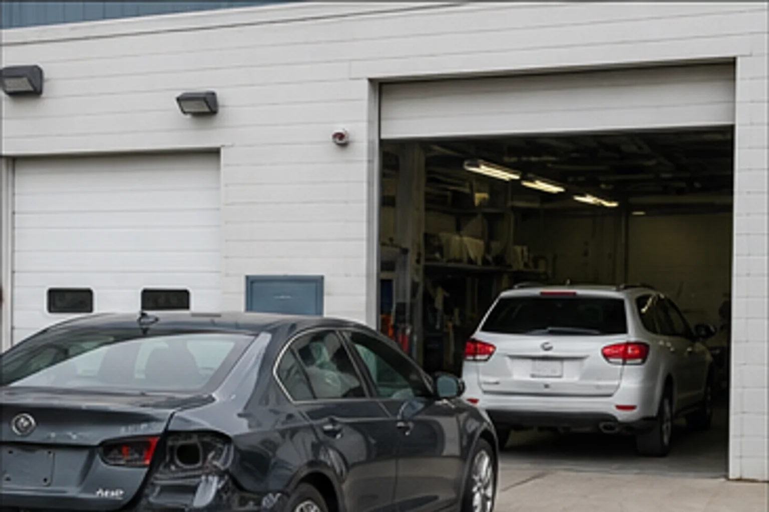 Drop-off bay, Bedford shop