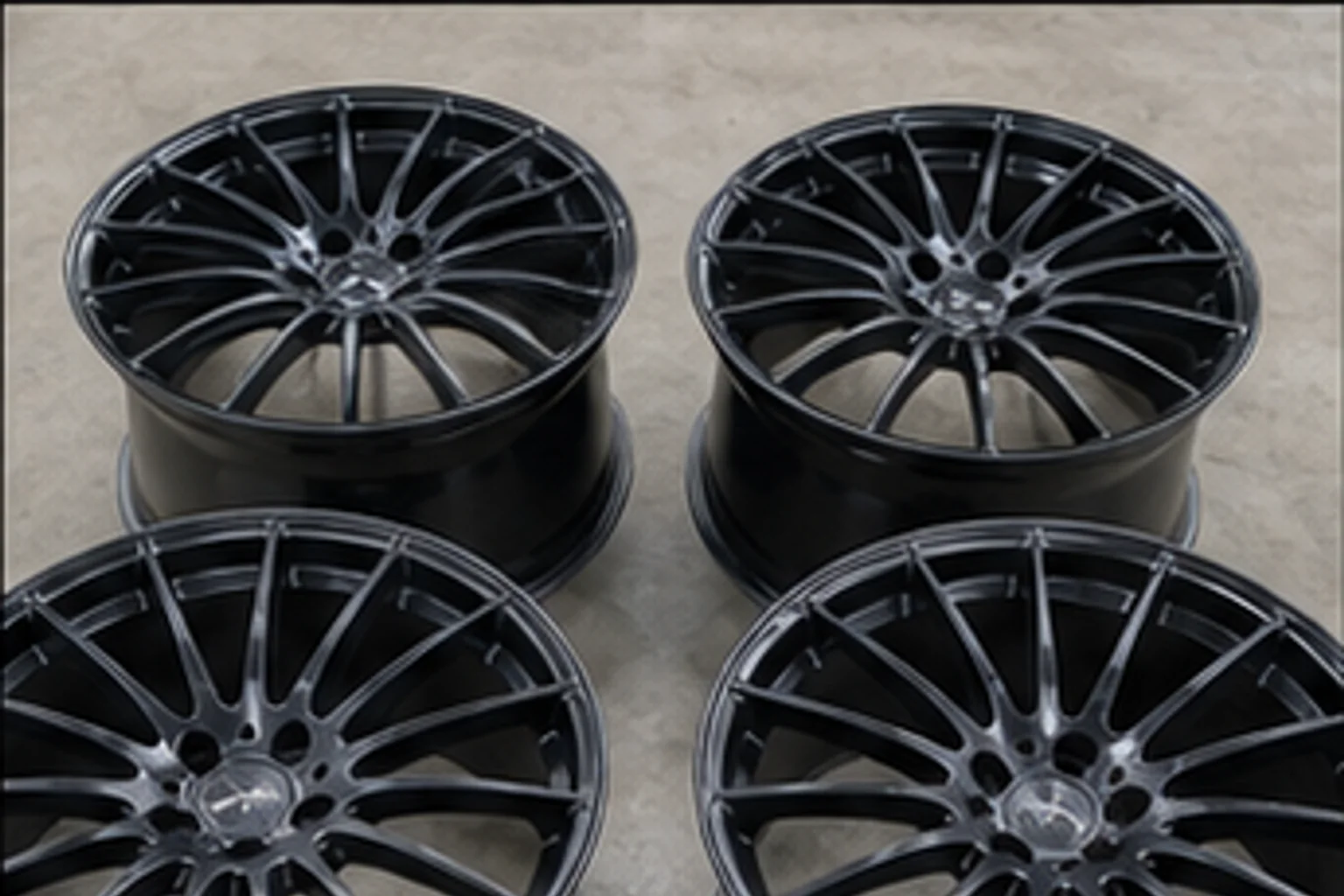 Painted and powder-coated wheels