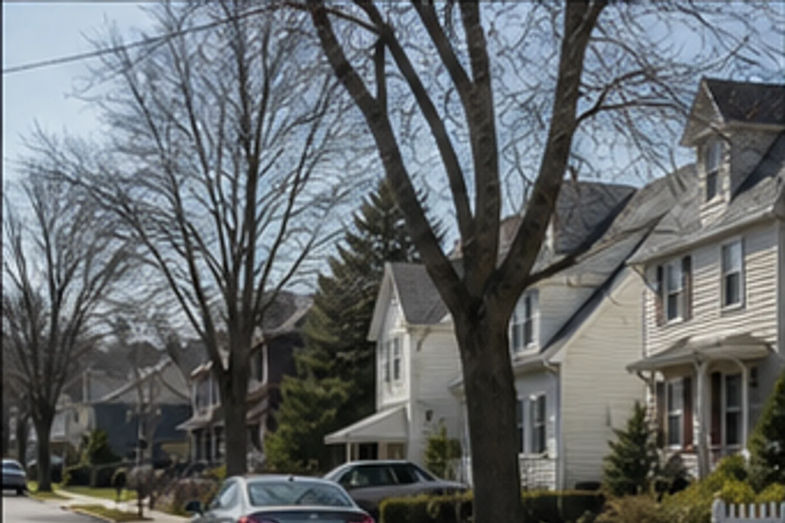 Residential street, North Woburn